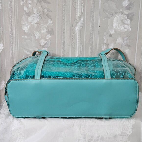 Nanette Lepore 2 on 1 Clear Shoulder Tote Bag EUC - Picture 5 of 6